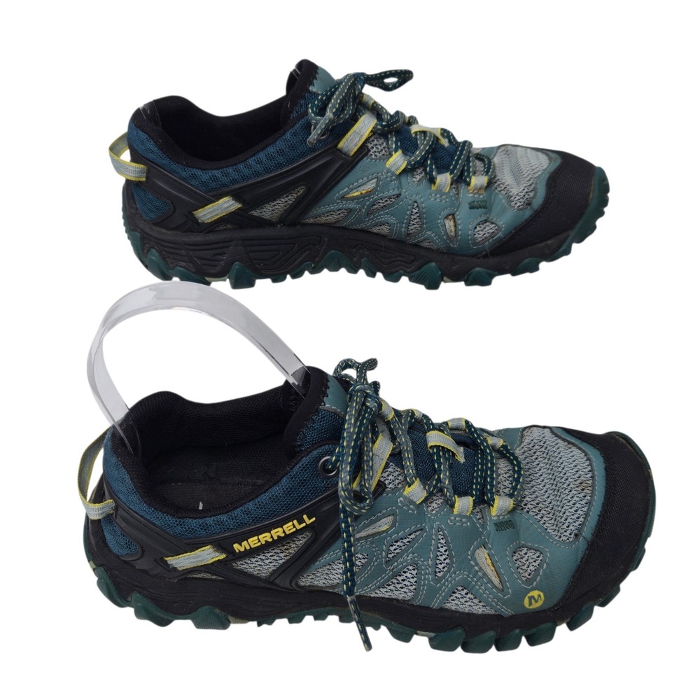Merrell All Out Blaze Aero Sport Women 6.5 Teal Blue Hiking Water Shoes J37660